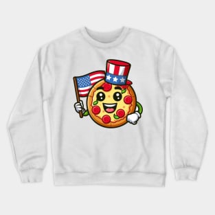 A Whimsical Tribute to American Culture in Cartoon Style T-Shirt Crewneck Sweatshirt